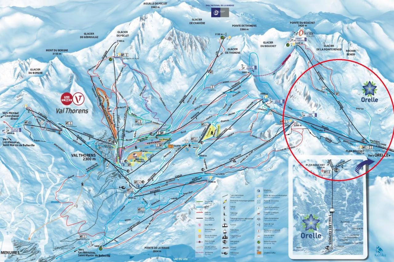 Appartements 3 Vallees, Piscine Et Sauna Orelle Kültér fotó